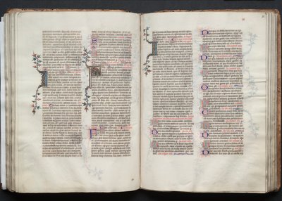 Gothajský misál: Fol. 73r, Text, c. 1375. od Master of the Boqueteaux