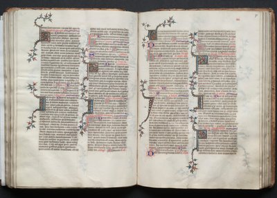 Gothajský misál: Fol. 75r, Text, c. 1375. od Master of the Boqueteaux