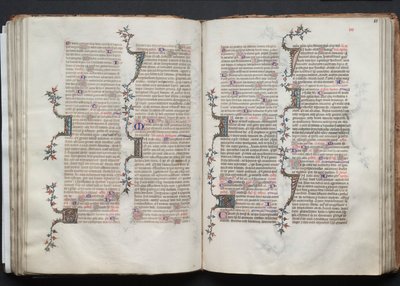 Gothajský misál: Fol. 81r, Text, c. 1375. od Master of the Boqueteaux