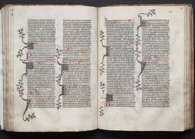 Gothajský misál: Fol. 85v, text, c. 1375. od Master of the Boqueteaux
