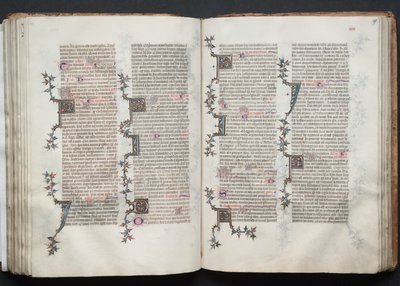Gothajský misál: Fol. 90v, text, c. 1375. od Master of the Boqueteaux