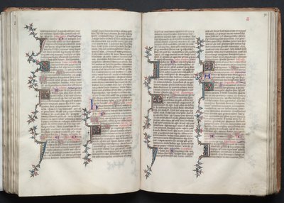 Gothajský misál: Fol. 91v, Text, c. 1375. od Master of the Boqueteaux