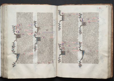 Gothajský misál: Fol. 93r, Text, c. 1375. od Master of the Boqueteaux