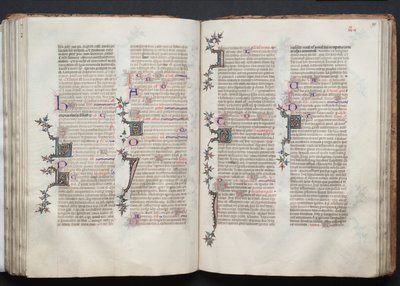 Gothajský misál: Fol. 95r, Text, c. 1375. od Master of the Boqueteaux