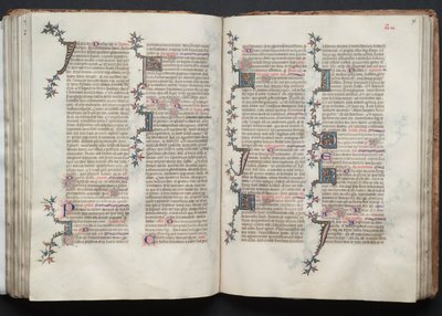 Gothajský misál: Fol. 96r, Text, c. 1375. od Master of the Boqueteaux