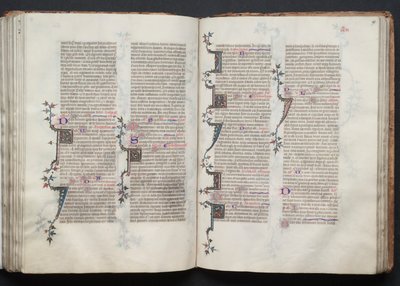 Gothajský misál: Fol. 98r, Text, c. 1375. od Master of the Boqueteaux