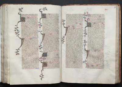 Gothajský misál: Fol. 99r, Text, c. 1375. od Master of the Boqueteaux