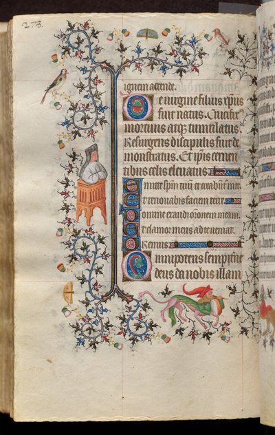 Hodiny Karla Šlechetného, navarrského krále (1361-1425): fol. 139v, Text od Master of the Brussels Initials and Associates