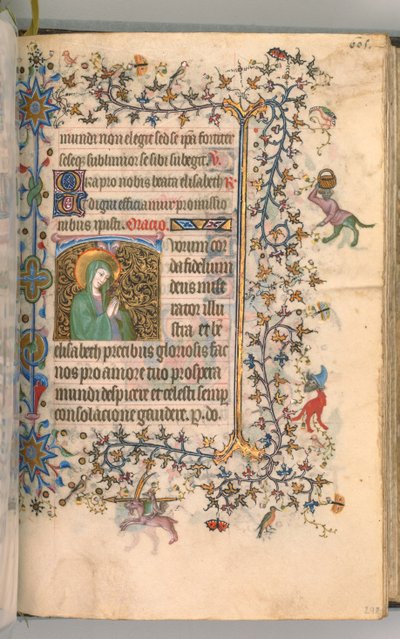 Hodiny Karla Vznešeného, krále navarrského 1361-1425, fol. 297r, sv. 1405. od Master of the Brussels Initials and Associates