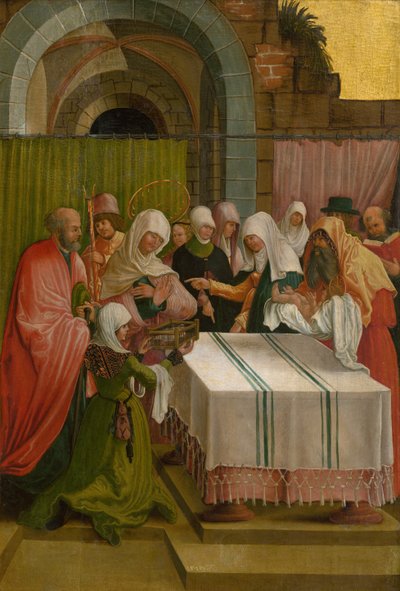 Představení Ježíše v chrámu, 1519. od Master of the Danube School