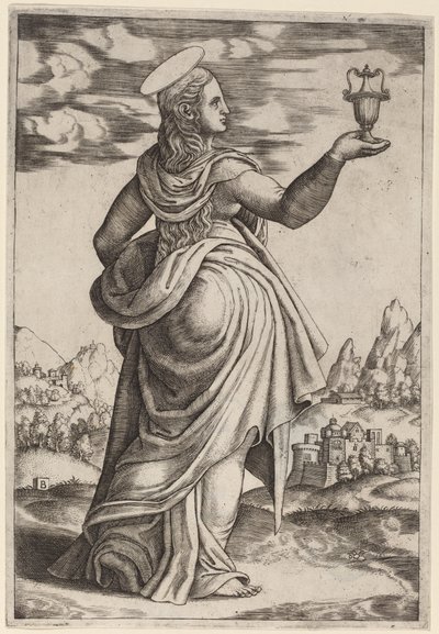 Magdalena od Master of the Die after Follower of Raphael