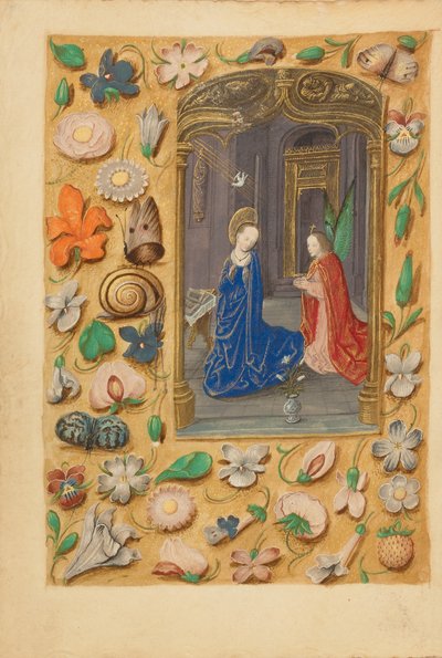 Zvěstování od Master of the Dresden Prayer Book