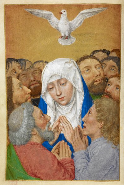 Letnice. od Master of the Dresden Prayer Books