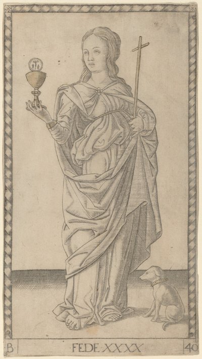 Fede (víra) od Master of the E Series Tarocchi