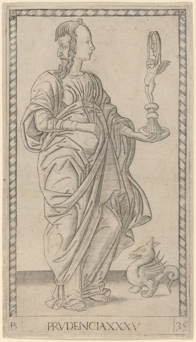Opatrnost od Master of the E Series Tarocchi