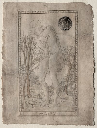 Tarocchi, před rokem 1467. od Master of the E-Series Tarocchi