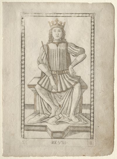 Král (z Tarocchi, série E: Podmínky člověka, #8) od Master of the E Series Tarocchi