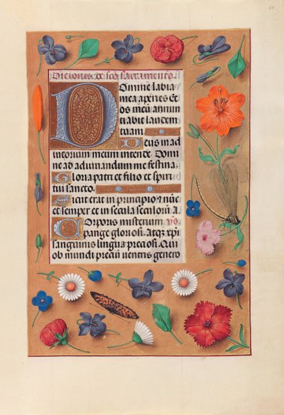 Hodiny královny Isabely Katolické, španělské královny: Fol.44r, c. 1500. od Master of the First Prayerbook of Maximillian