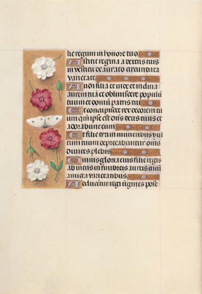 Hodiny královny Isabely Katolické, královny Španělska: Fol. 104v, c. 1500. od Master of the First Prayerbook of Maximillian