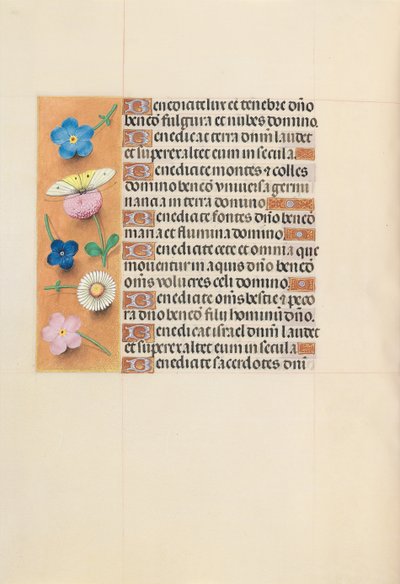 Hodiny královny Isabely Katolické, královny Španělska: Fol. 119v, c. 1500. od Master of the First Prayerbook of Maximillian