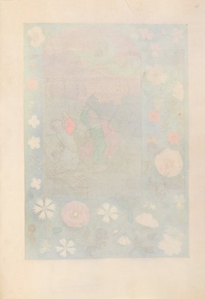 Hodiny královny Isabely Katolické, královny Španělska: Fol. 131r, c. 1500. od Master of the First Prayerbook of Maximillian