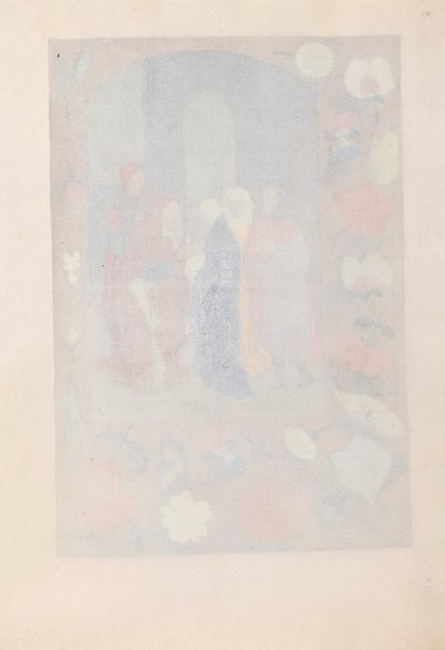 Hodiny královny Isabely Katolické, královny Španělska: Fol. 141r, c. 1500. od Master of the First Prayerbook of Maximillian