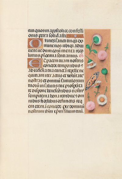 Hodiny královny Isabely Katolické, královny Španělska: Fol. 145r, c. 1500. od Master of the First Prayerbook of Maximillian