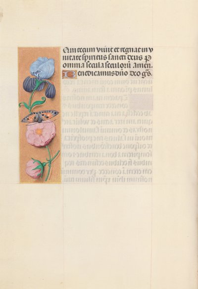 Hodiny královny Isabely Katolické, královny Španělska: Fol. 145v, c. 1500. od Master of the First Prayerbook of Maximillian