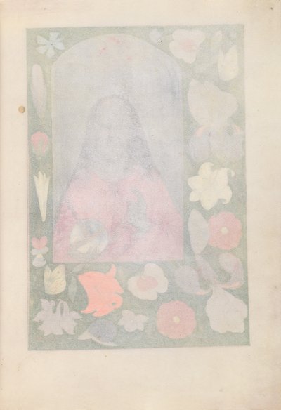 Hodiny královny Isabely Katolické, královny Španělska: Fol. 14r, c. 1500. od Master of the First Prayerbook of Maximillian