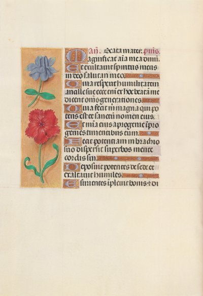 Hodiny královny Isabely Katolické, královny Španělska: Fol. 151v, c. 1500. od Master of the First Prayerbook of Maximillian
