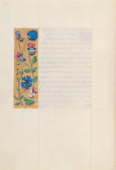Hodiny královny Isabely Katolické, královny Španělska: Fol. 153v, c. 1500. od Master of the First Prayerbook of Maximillian