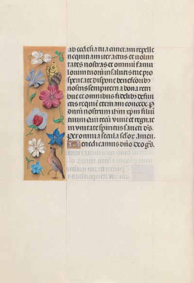 Hodiny královny Isabely Katolické, královny Španělska: Fol. 158v, c. 1500. od Master of the First Prayerbook of Maximillian