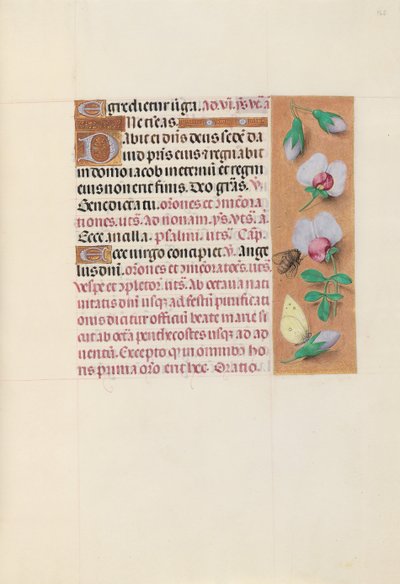 Hodiny královny Isabely Katolické, královny Španělska: Fol. 165r, c. 1500. od Master of the First Prayerbook of Maximillian
