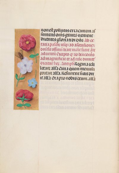 Hodiny královny Isabely Katolické, královny Španělska: Fol. 166v, c. 1500. od Master of the First Prayerbook of Maximillian