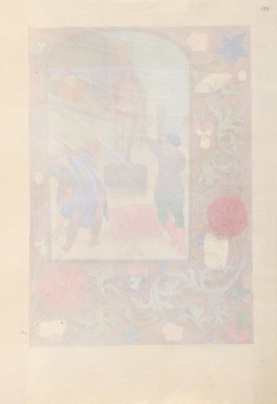 Hodiny španělské královny Isabely Katolické:  Fol. 177r od Master of the First Prayerbook of Maximillian
