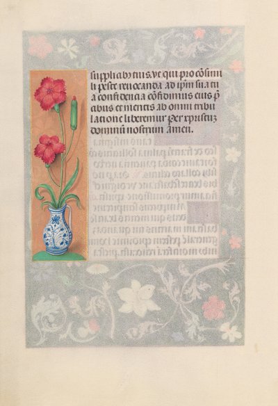 Hodiny královny Isabely Katolické, královny Španělska: Fol. 178v, c. 1500. od Master of the First Prayerbook of Maximillian