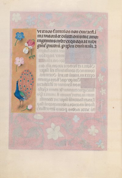 Hodiny královny Isabely Katolické, královny Španělska: Fol. 180v, c. 1500. od Master of the First Prayerbook of Maximillian