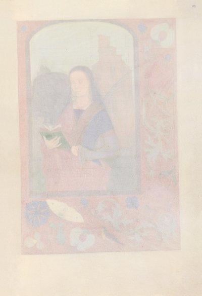 Hodiny královny Isabely Katolické, královny Španělska: Fol. 191r, c. 1500. od Master of the First Prayerbook of Maximillian