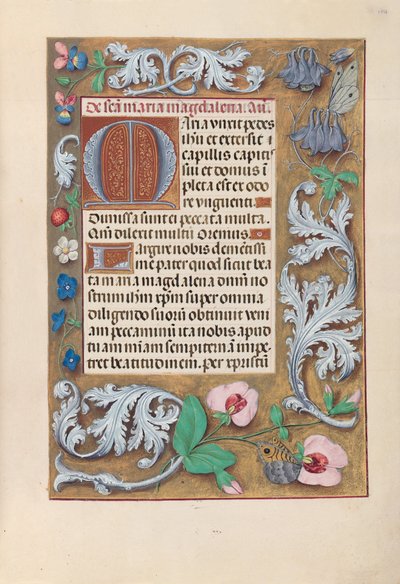 Hodiny španělské královny Isabely Katolické:  Fol. 194r od Master of the First Prayerbook of Maximillian