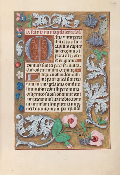 Hodiny královny Isabely Katolické, královny Španělska: Fol. 194r, c. 1500. od Master of the First Prayerbook of Maximillian