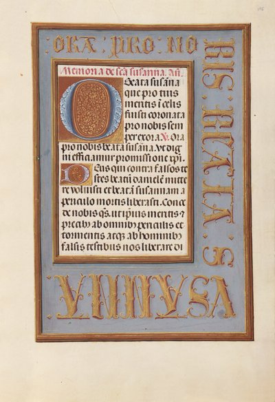Hodiny španělské královny Isabely Katolické:  Fol. 196r od Master of the First Prayerbook of Maximillian