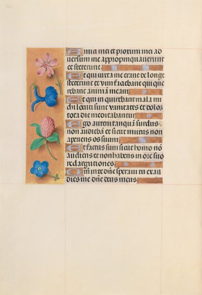 Hodiny královny Isabely Katolické, královny Španělska: Fol. 203v, c. 1500. od Master of the First Prayerbook of Maximillian
