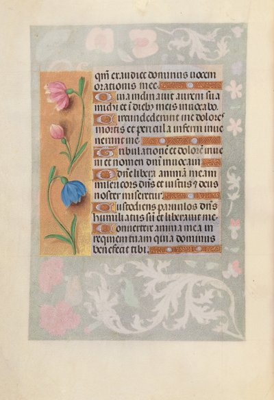 Hodiny královny Isabely Katolické, královny Španělska: Fol. 220V, c. 1500. od Master of the First Prayerbook of Maximillian