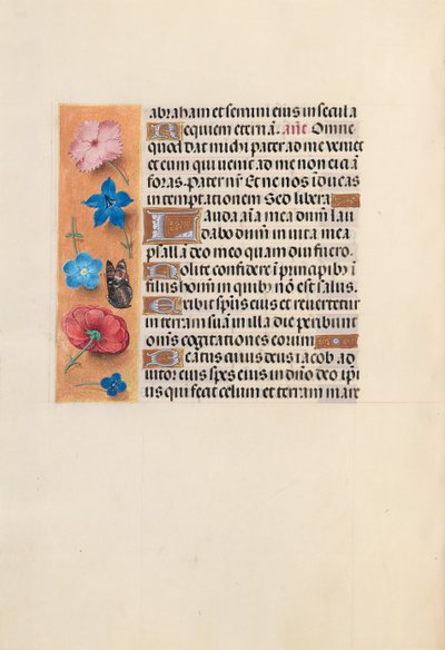 Hodiny královny Isabely Katolické, královny Španělska: Fol. 224v, c. 1500. od Master of the First Prayerbook of Maximillian