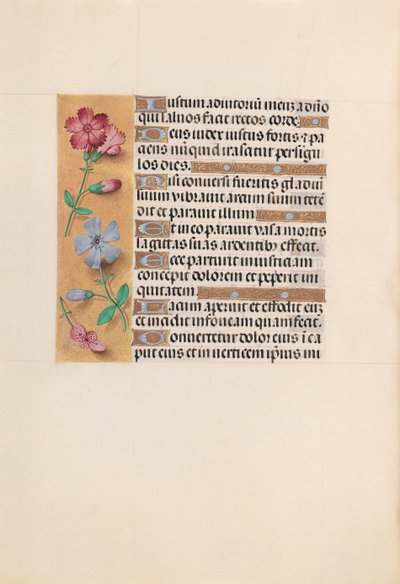 Hodiny královny Isabely Katolické, královny Španělska: Fol. 230V, c. 1500. od Master of the First Prayerbook of Maximillian