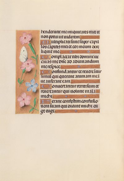 Hodiny královny Isabely Katolické, královny Španělska: Fol. 240V, c. 1500. od Master of the First Prayerbook of Maximillian