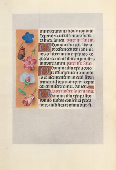 Hodiny královny Isabely Katolické, královny Španělska: Fol. 265V, c. 1500. od Master of the First Prayerbook of Maximillian