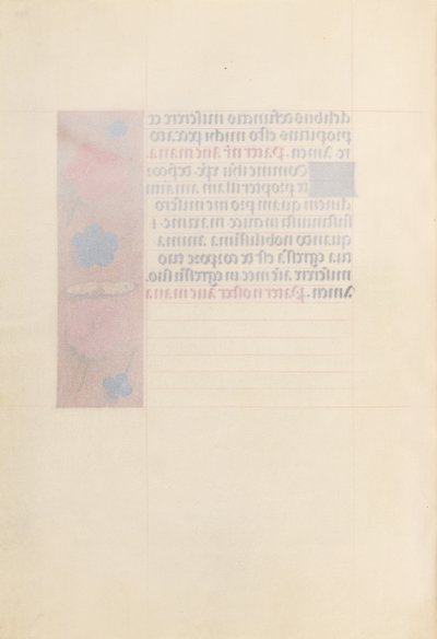 Hodiny královny Isabely Katolické, královny Španělska: Fol. 266v, sv. Bernard..., k.ú. 1500. od Master of the First Prayerbook of Maximillian