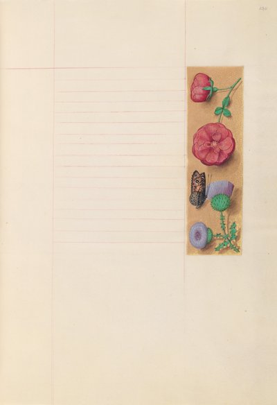 Hodiny královny Isabely Katolické, královny Španělska: Fol. 270r, c. 1500. od Master of the First Prayerbook of Maximillian
