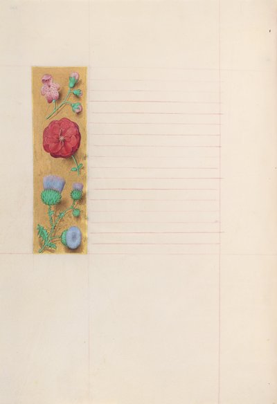 Hodiny královny Isabely Katolické, královny Španělska: Fol. 274v, c. 1500. od Master of the First Prayerbook of Maximillian